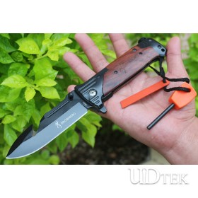 Browning 311 fast opening folding knife with fire starter UD2106564